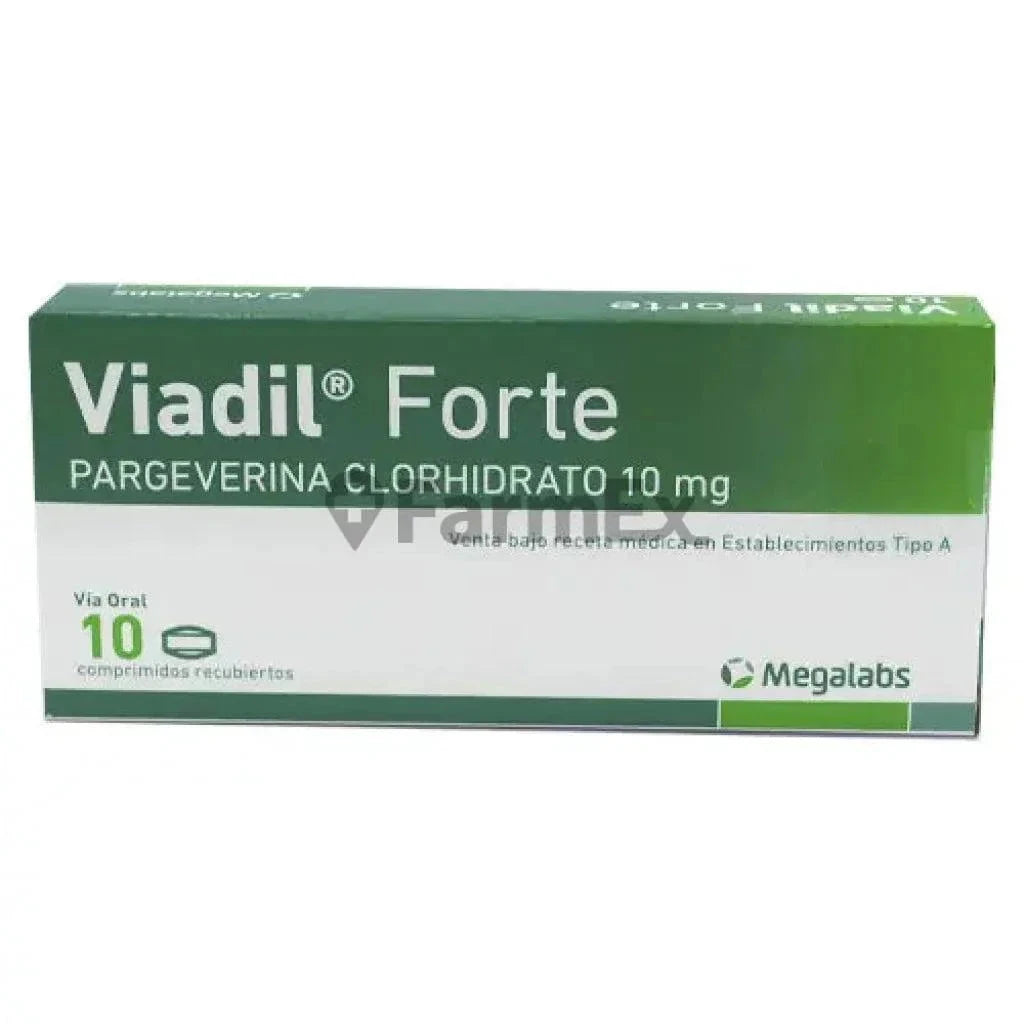 Viadil Forte 10 mg x 10 comprimidos Farmex-Pluxee-Persistente